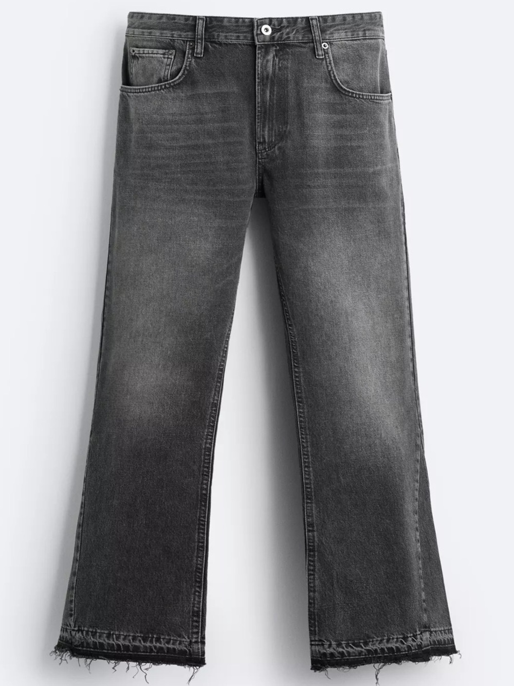 Zara Men's Black-Grey flare ( loose fit) - Picture 4 of 8
